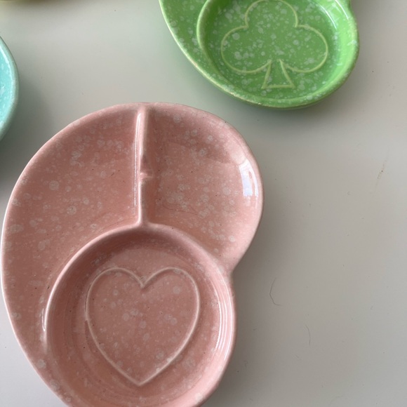 Vintage playing card suits tea coasters - Picture 4 of 5